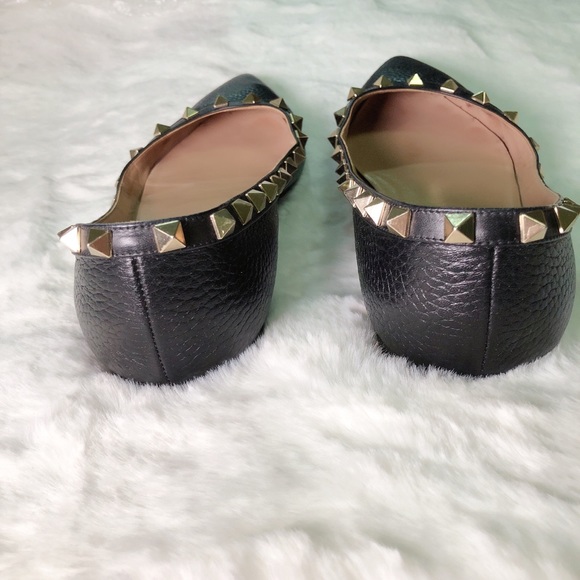 ❤️SOLD❤️Valentino rockstud balle flats black 38 - Picture 5 of 9